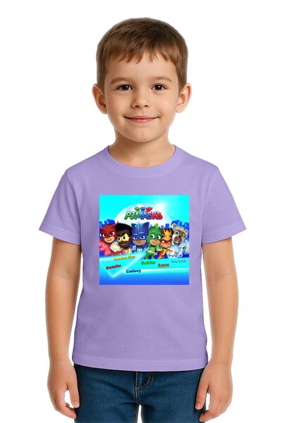 SEDİRLİ Unisex Pijamaskeliler με τύπωμα Παιδικό μπλουζάκι Βαμβάκι από χτενισμ...