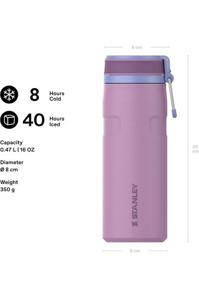 Stanley The Iceflow Twist & Flip Thermos Water Bottle - Lilac