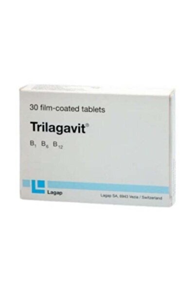 Lagap Trilagavit Vitamin B1, B6, B12 Supplement Tablets -30 Nos