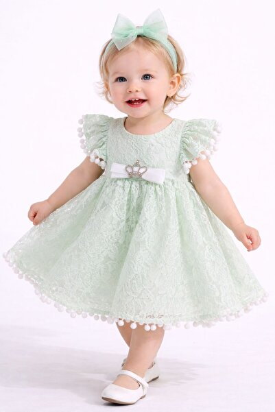 MAY MARA DEVOJČIČINA Čipka DETALJNA HALJINA SA VOLANIMA