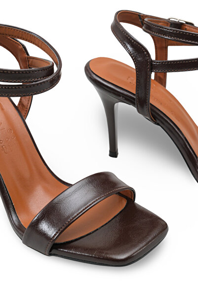 Riccon Women's Heeled Shoes 0012717 Brown Rustic