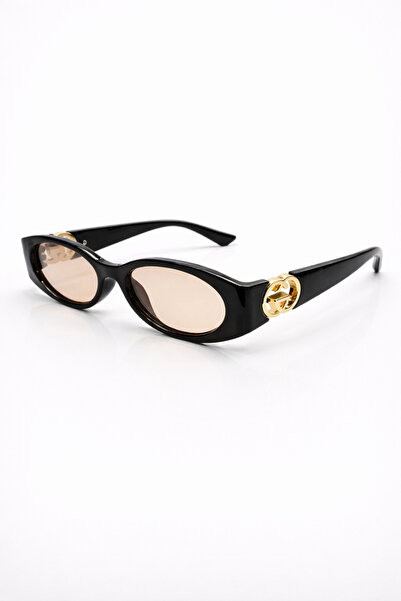CLAREX Rio Uv400 Black Frame Mink Glass Protected Women's Sunglasses
