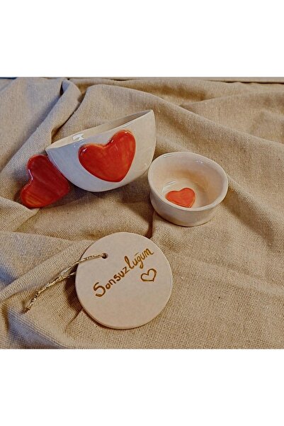 senseoftouch Heart Cup Mug Handmade Ceramic