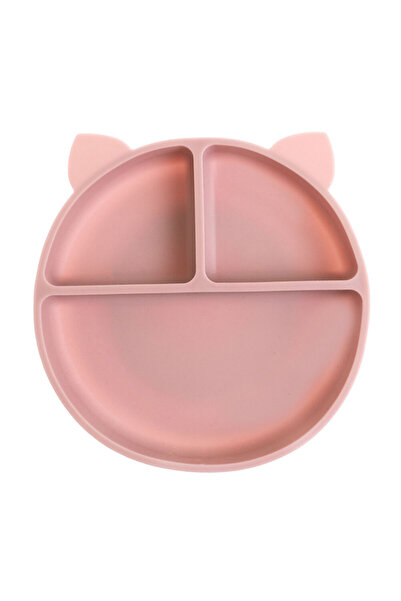 Messy طبق طعام من السيليكون مفرغ من الهواء باللون الأرجواني (قطعتين)