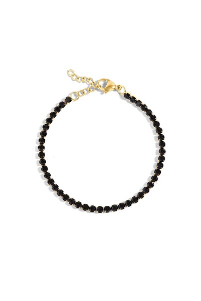 REIGOLD Women's Tennis Bracelet, 316L Stainless Steel, Zirconia, Adjustable 1...