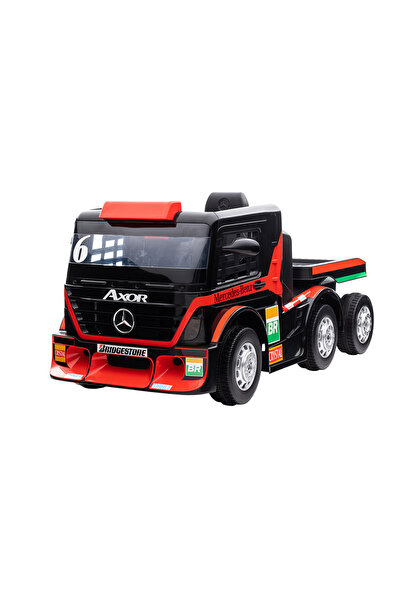 Premierkids Electric truck with trailer Premier Mercedes Axor, 12V, EVA rubbe...