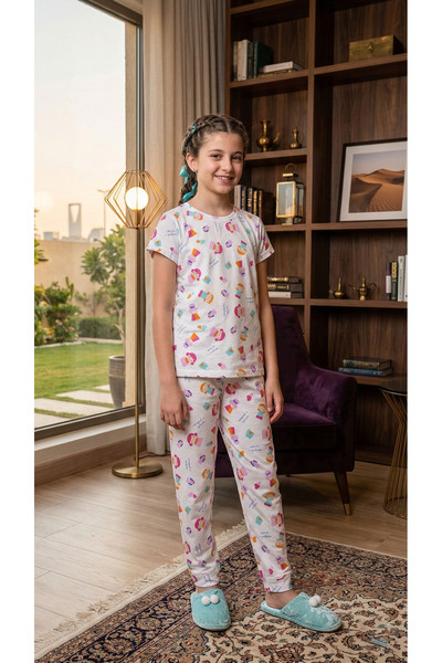 h.kids "Doll World" Pajama Set, Soft Cotton