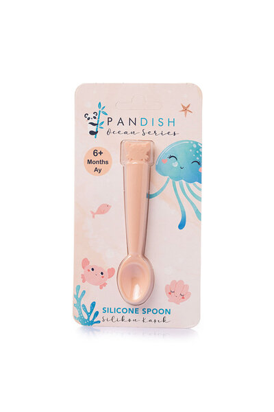 pandish Crabby Silicone Spoon Pinky (3 Pcs)