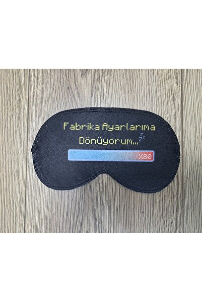 Ahi Shop TASARIMLI ESPRİLİ UYKU BANDI, YOGA GÖZ BANDI