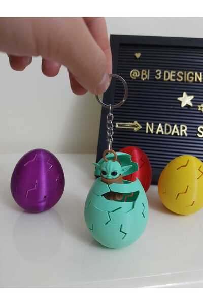 NadarStudio Surprise Keychain Eggs