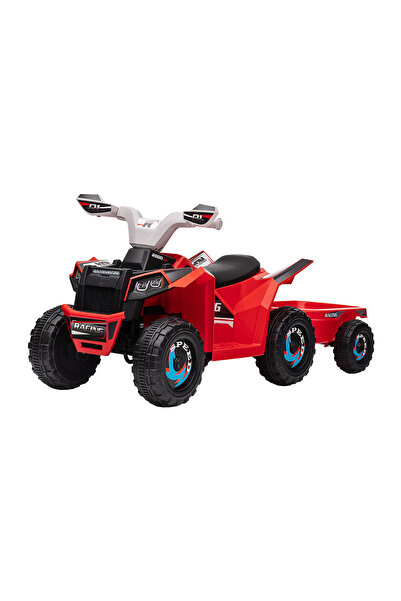 Premierkids Premier Beach electric ATV with trailer, 6V, red