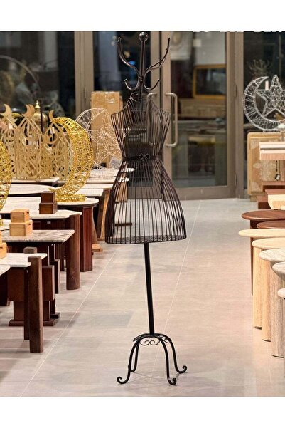 AZOZ MERCHLY Half Length Iron Female Mannequin Black