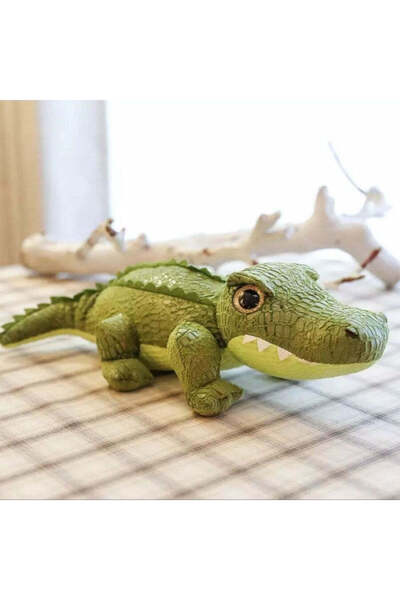 OEM Green Plush Crocodile Toy – 23 cm