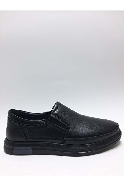 Hsa Genuine De Leather No-Tie Black Daily Lightweight Comfortable Summer Men'...