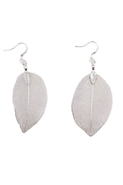 AW Gifts Cercei argintii in forma de frunza