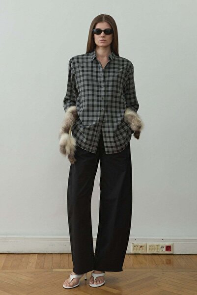 Suud Collection Smoked Slone Plaid Shirt