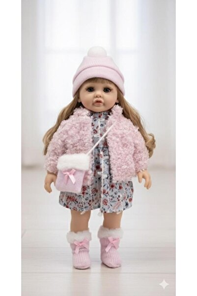 TOY LAND Realistic Baby Girl Doll in Pink Outfit with Accessories