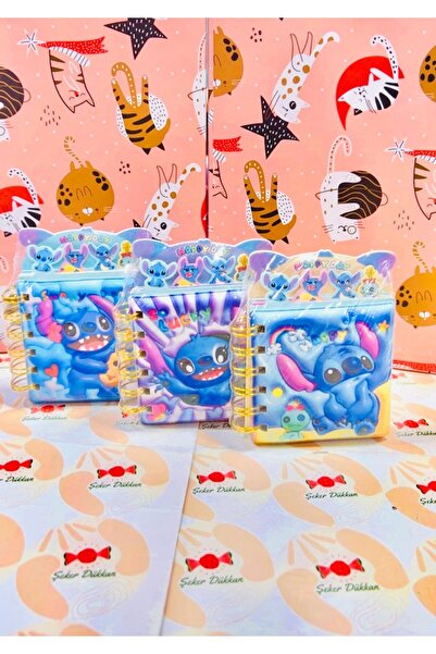 ÖZ KIRTASİYE Stitch Yumuşak Kapak Ayraçlı Not Defteri (1adet)