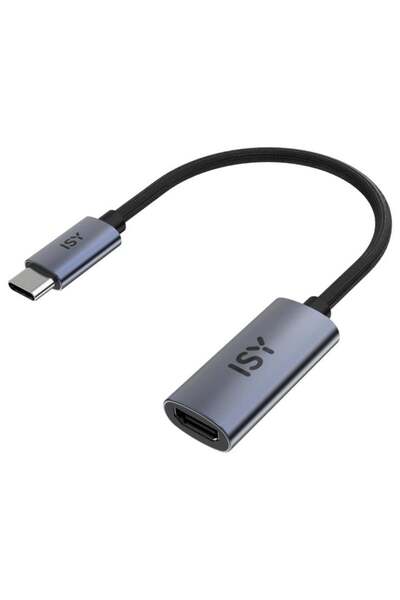 Isy Adaptor USB-C la HDMI IAD-1035 Argintiu-Negru