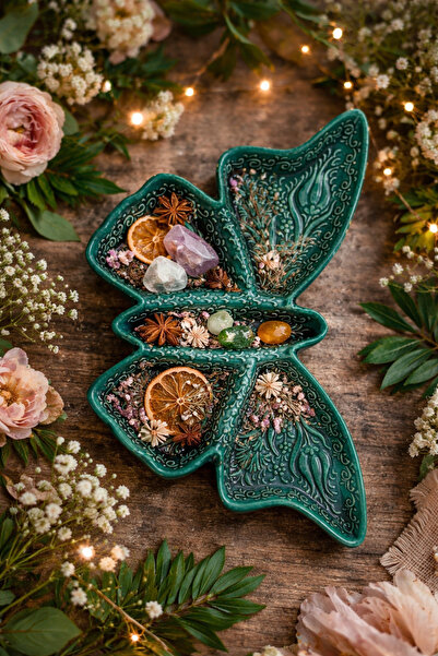 DestiHome 1 Piece of 5-Eyed Chinese Butterfly, Snack Bowl, Turkish Delight Bowl