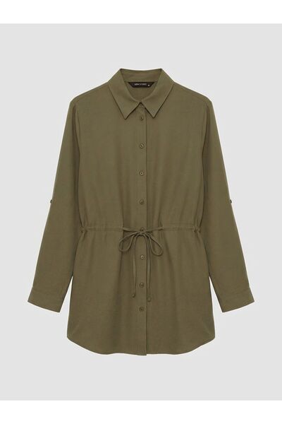 LC Waikiki LCW STUDIO Oversize Armürlü Kadın Gömlek Tunik