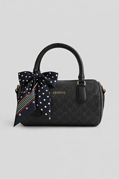 Armine 410 Fular seçenekli Kadın çanta kombin- çanta fular kombini
