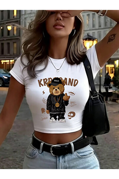 NOISSEY Hip hop stil, crtani medved, printovi, kratke majice T-shirt letnje, ...