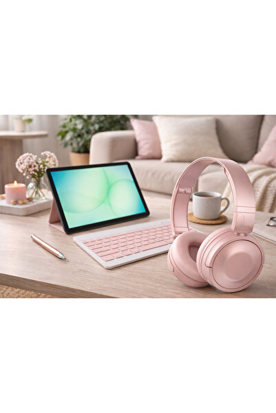 Samsung Galaxy Tab A11 8.7''İNCH 4/64GB TABLET+GOLD KALEM+PEMBE KILIF+PEMBE K...