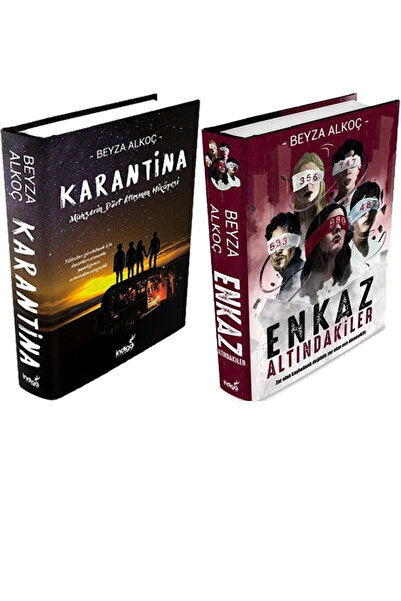 İndigo Kitap Karantina 1 Ciltli ve Enkaz Altındakiler 1 Ciltli (Beyza Alkoç) ...