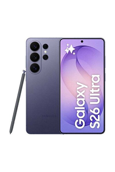 Samsung هاتف سامسونج S26 ألترا ثنائي الشريحة، لون أزرق أزرق بلون الكوبالت بنف...