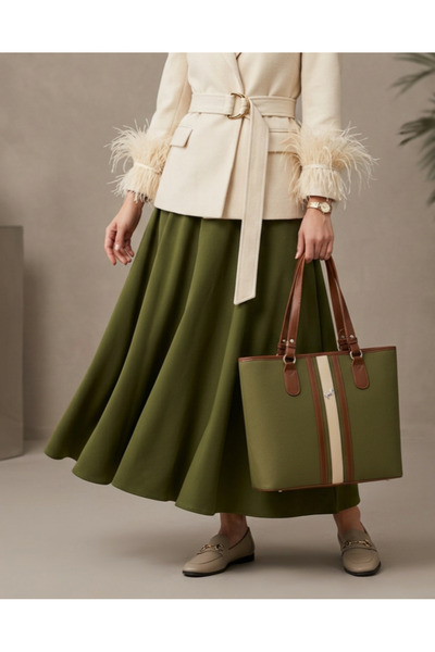 Çanta Trend Miami Polo Club Green Large Size Handbag