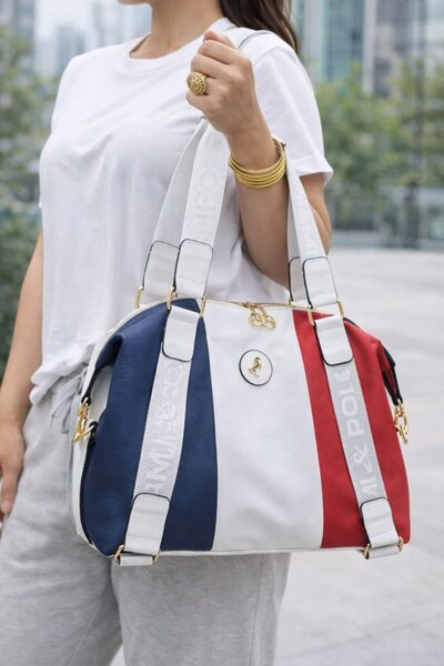 ÇANTAM GELSİN Miami Polo Women's Loose Soft Large Size Hand and Shoulder Bag ...