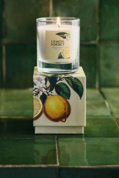 H&M Scented candle in glass holder