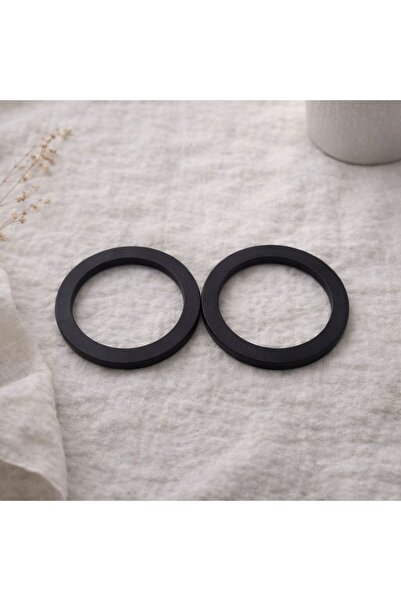 iğne izi 13 cm Ahşap Çanta Sapı – Yuvarlak Ahşap Çanta Kulpu 2 Adet