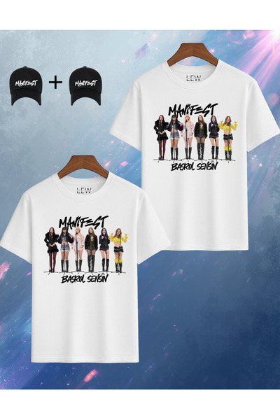 lovver Manifest Star in You New Song Design Cotton Premium Edition 2-Piece T-...