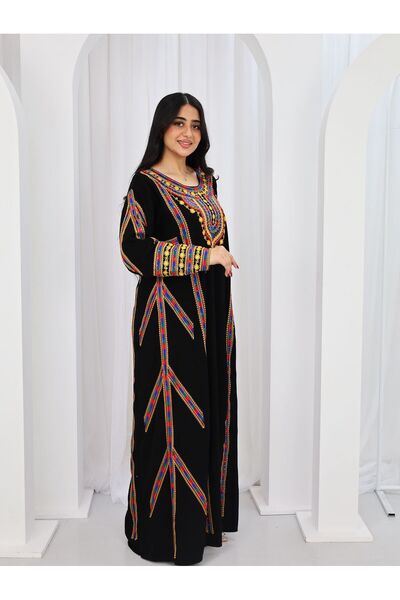 BS A traditional jalabiya with a design inspired by authentic Arab identity, ...