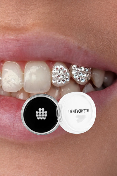 DENTYCRYSTAL Diş Pırlantası Disco Topu Desenli (Avusturya Kristallerinden Olu...