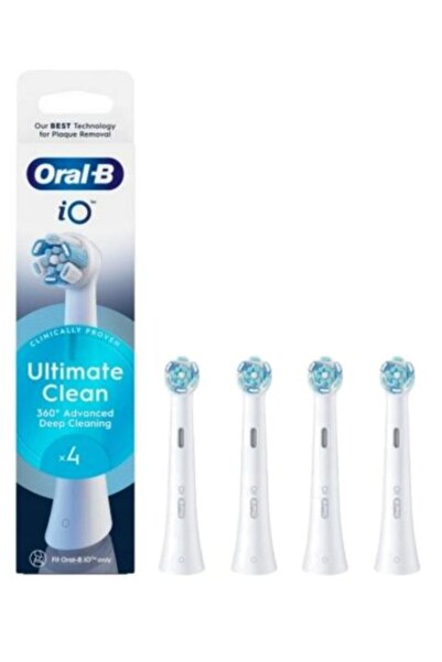 Oral-B Końcówki do szczoteczki iO Ultimate Clean (4 sztuki) Biały