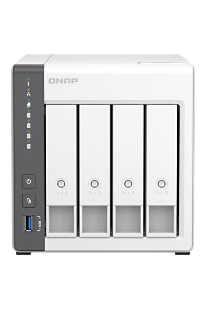 Qnap TS-433-4GB Nas Kayıt Cihazı (4GB Ram) (4 Disk Yuvalı) Tower Tipi - Distr...