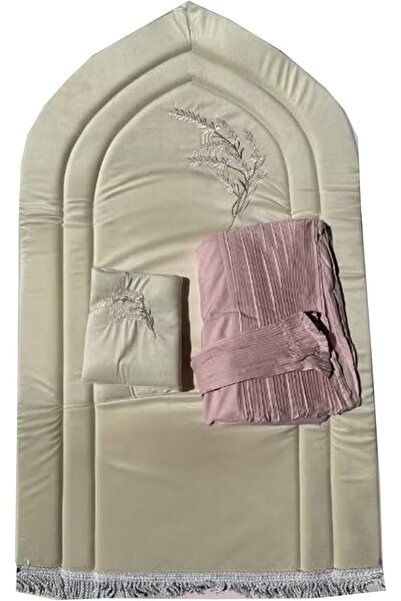 Generic Lavender 3-Piece Prayer Set | Soft Prayer Mat, Luxurious Prayer Sheet...