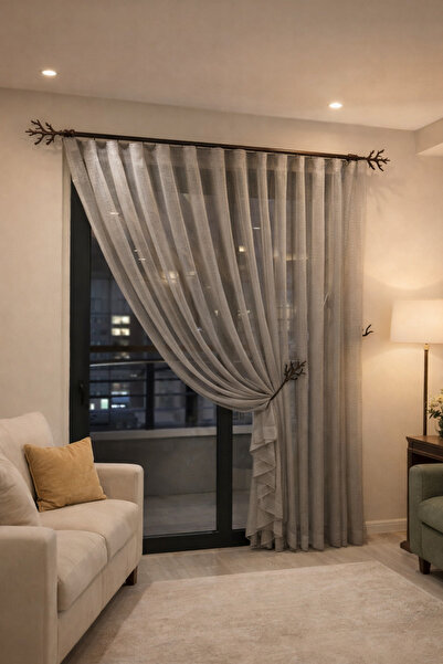 Emsal Modern Dal metal rustik 200 cm bronz renk