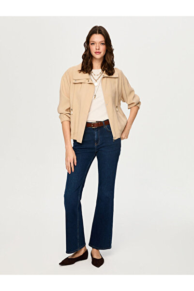 Faik Sönmez İnci Bağcık Detaylı Modallı Ceket S26CKT036