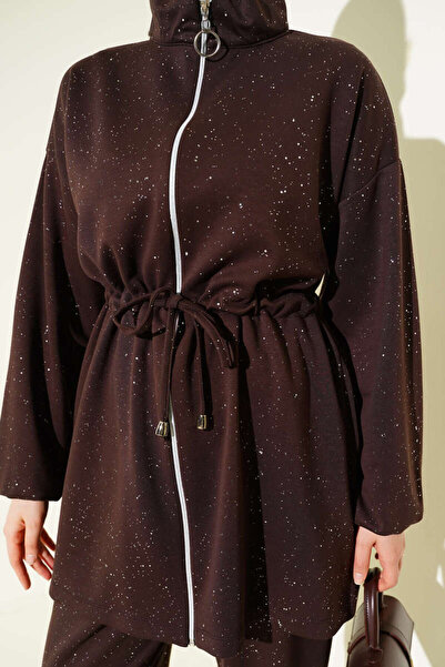 Lavanta Tekstil Bel Tünelli Glittery Loyşa Double Set