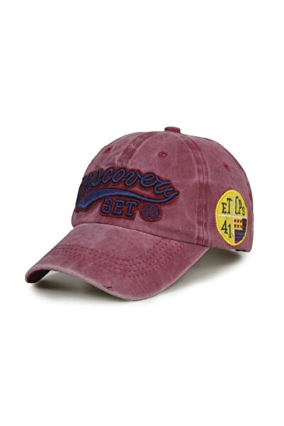 LUCEA Vintage Yıkamalı Discovery Nakışlı Baseball Şapka – Unisex Ayarlanabili...