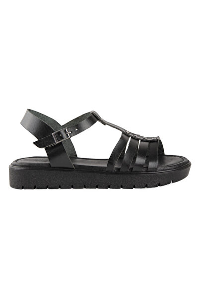 Pegia Leather Buckled Women Sandals Dg6091