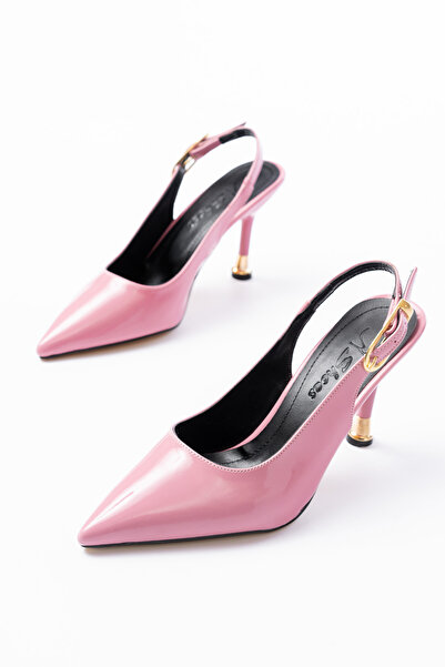 Elisay Moda YÜRÜMEK BIZIMLE GÜZEL Femei cu cataramă Elegant pantofi cu toc