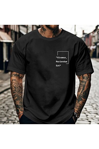 qubo sportswear & company Unisex Oversize εμπριμέ βαμβακερό μπλουζάκι με κοντ...