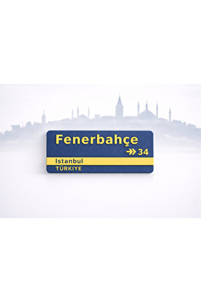 ABENOVA Fenerbahçe İstanbul Tabelası | Fenerbahçe Duvar Dekorasyonu