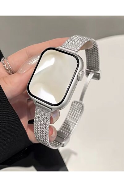 KILIF HOUSE ساعة بمقاسات 42 - 44 - 45 - 46 - 49 ملم، سوار شبكي فاخر من الفولا...