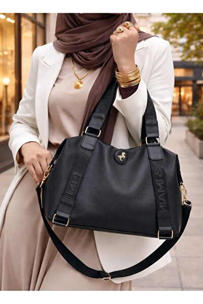 ÇANTAM GELSİN Miami Polo Women's Loose Soft Large Size Hand and Shoulder Bag ...